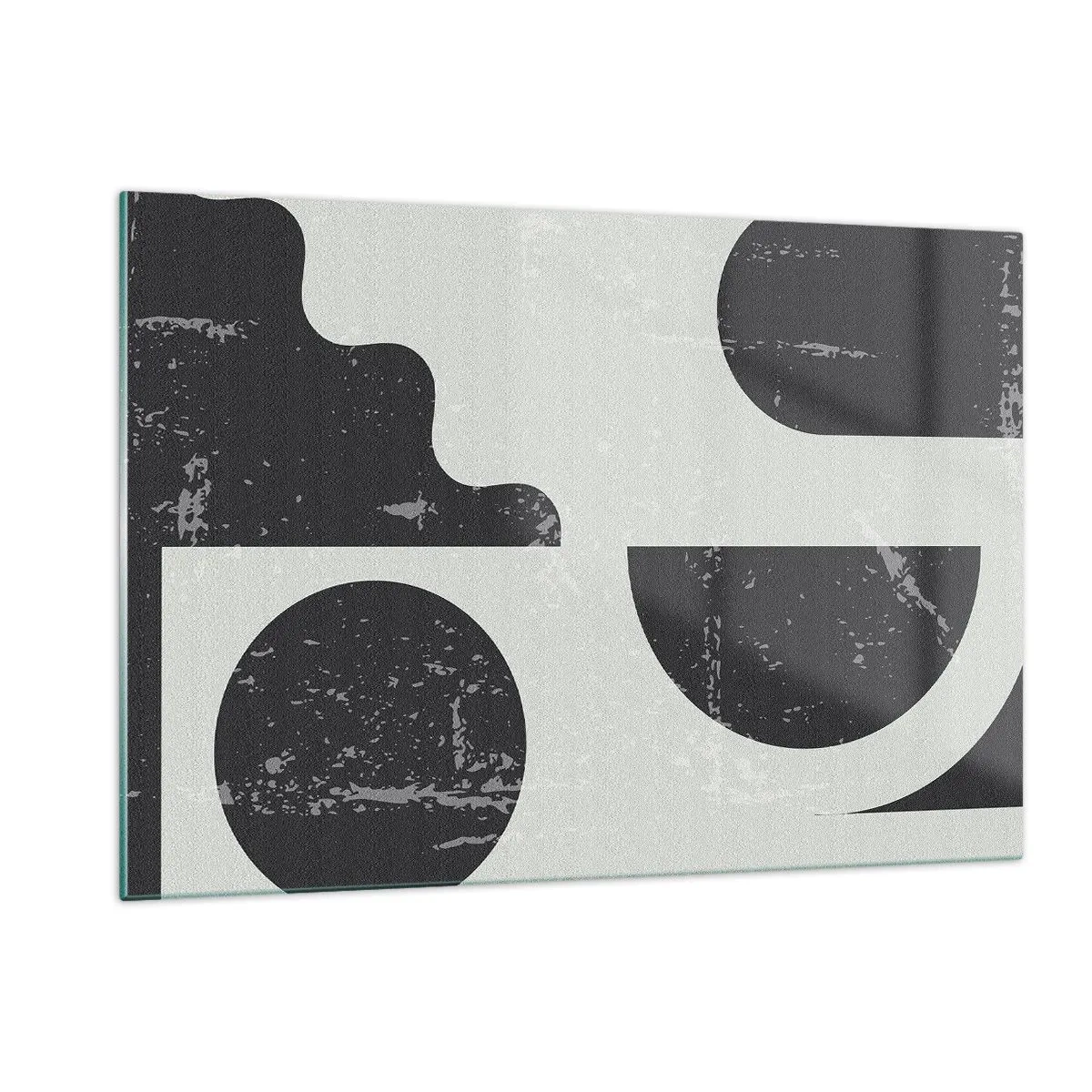 Tablou pe sticlă - Compoziție deasupra și dedesubt - 120x80 cm