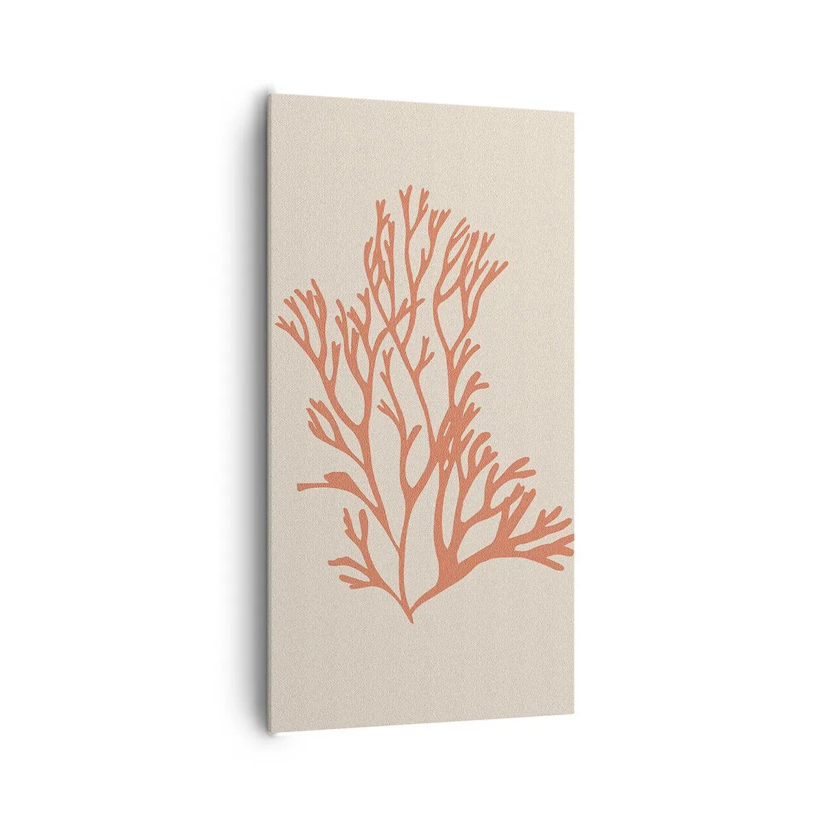 Tablou pe pânză - Coral filigranat - 65x120 cm