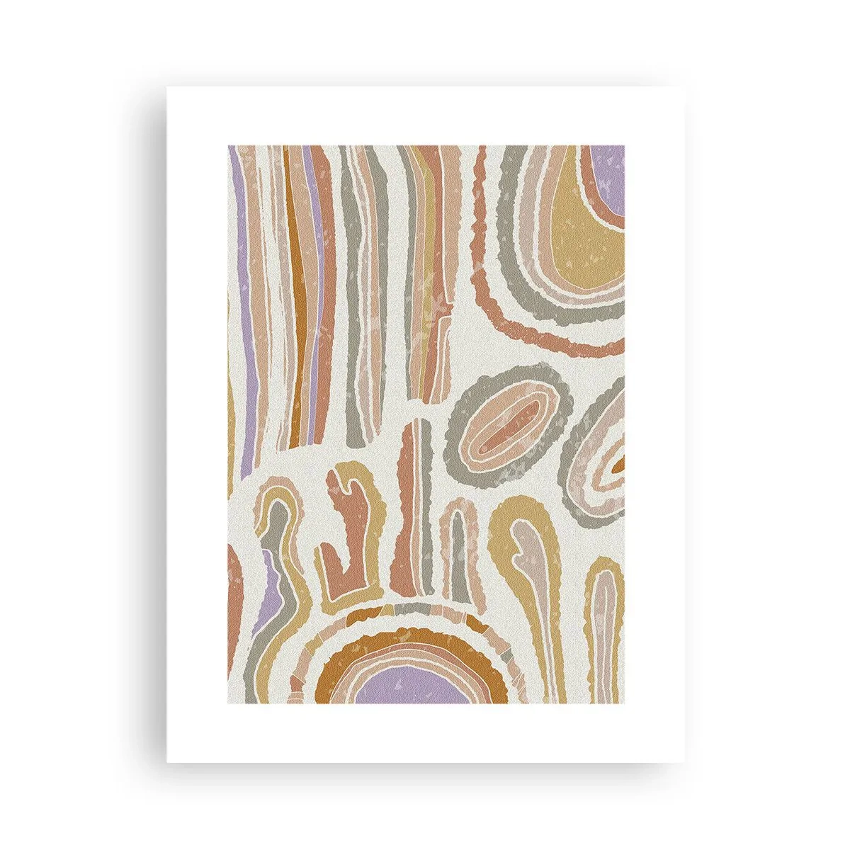 Poster - Secțiuni colorate - 30x40 cm