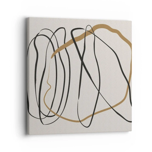 Tablou pe pânză - Compoziție - Dans posesiv - 40x40 cm