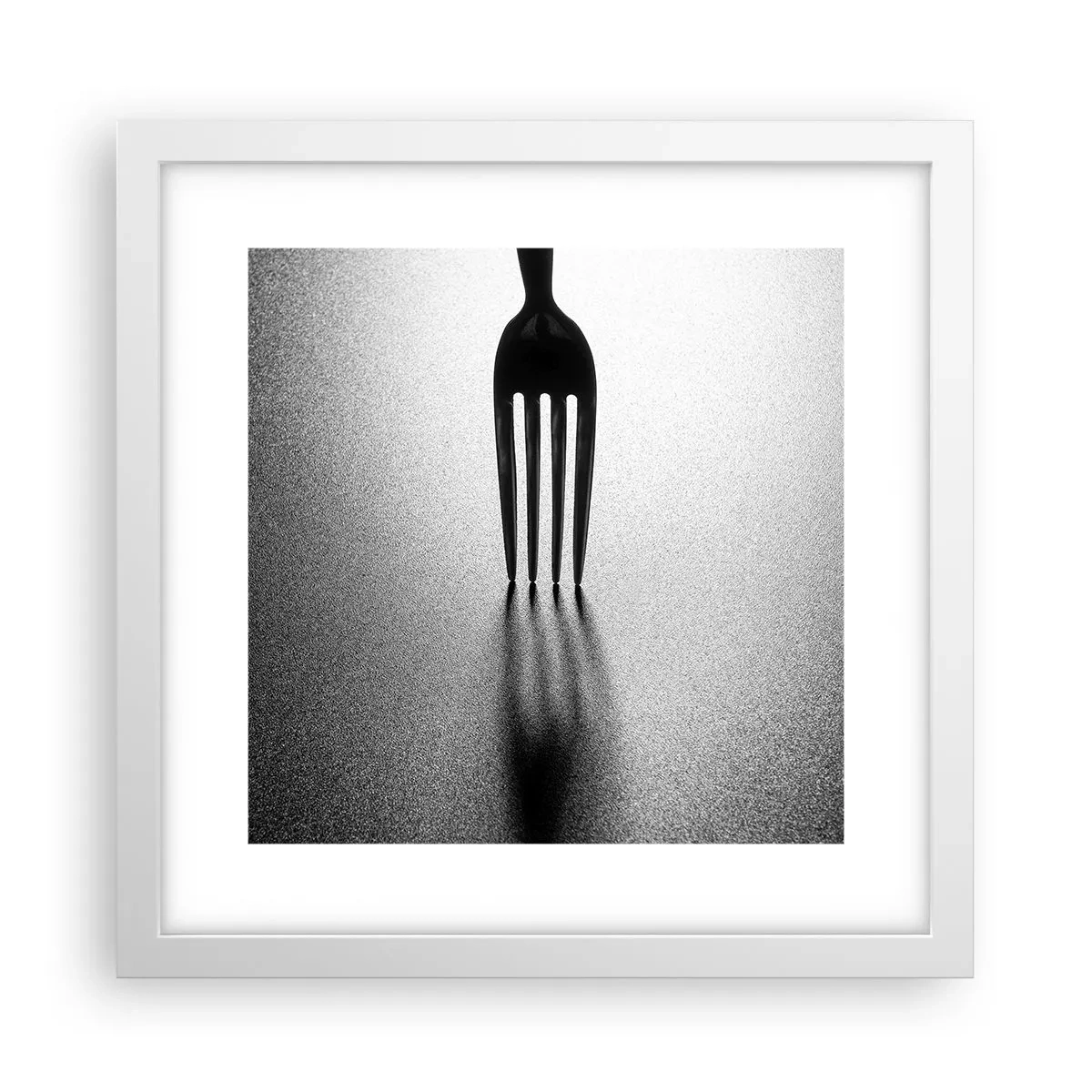Poster în ramă albă - Lumină și umbră - 30x30 cm
