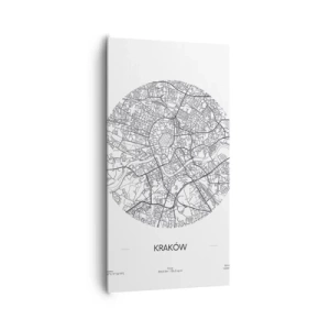 Tablou pe pânză - Anatomia Cracoviei - 65x120 cm