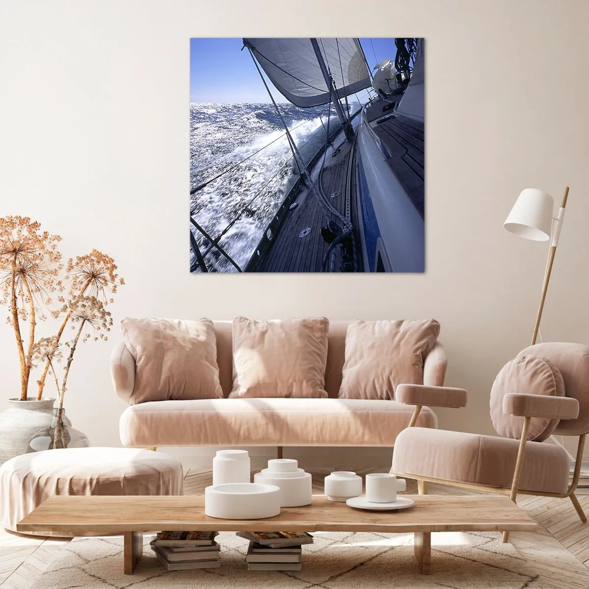 Tablou pe pânză - Știu ce înseamnă să fii o pasăre - 70x70 cm