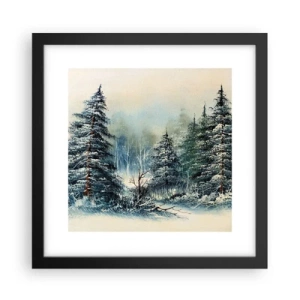 Poster în ramă neagră - Gata pentru Crăciun - 30x30 cm