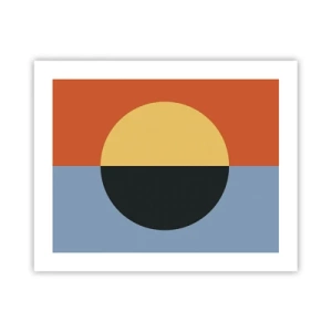 Poster - O compoziție de căldură și răcoare - 50x40 cm