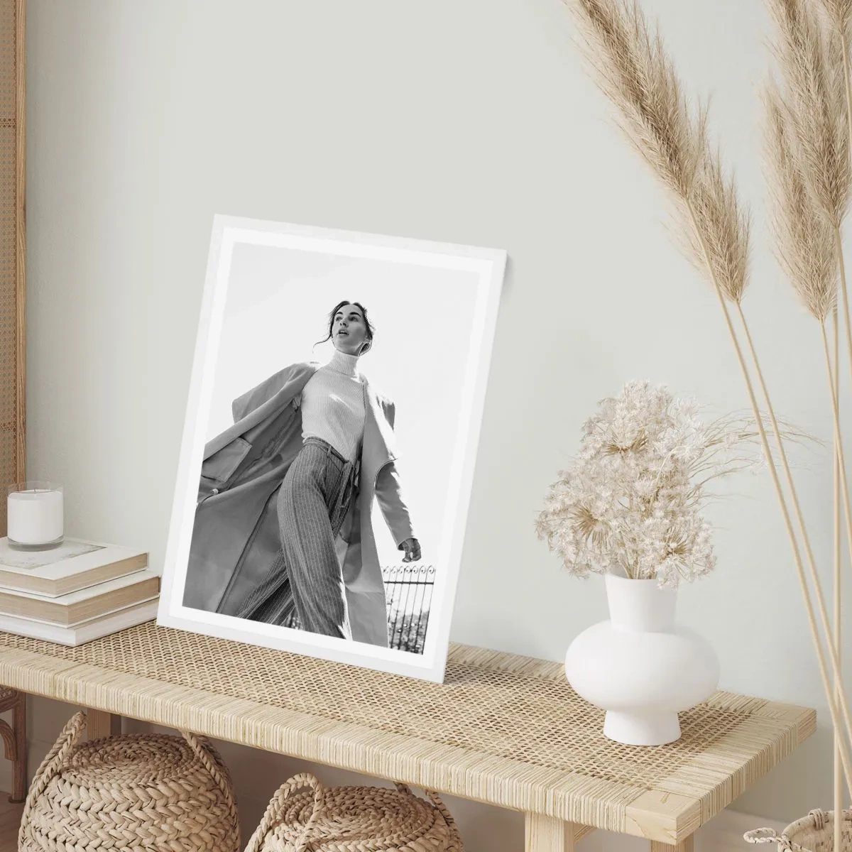 Poster în ramă albă - Vii cu mine? - 61x91 cm