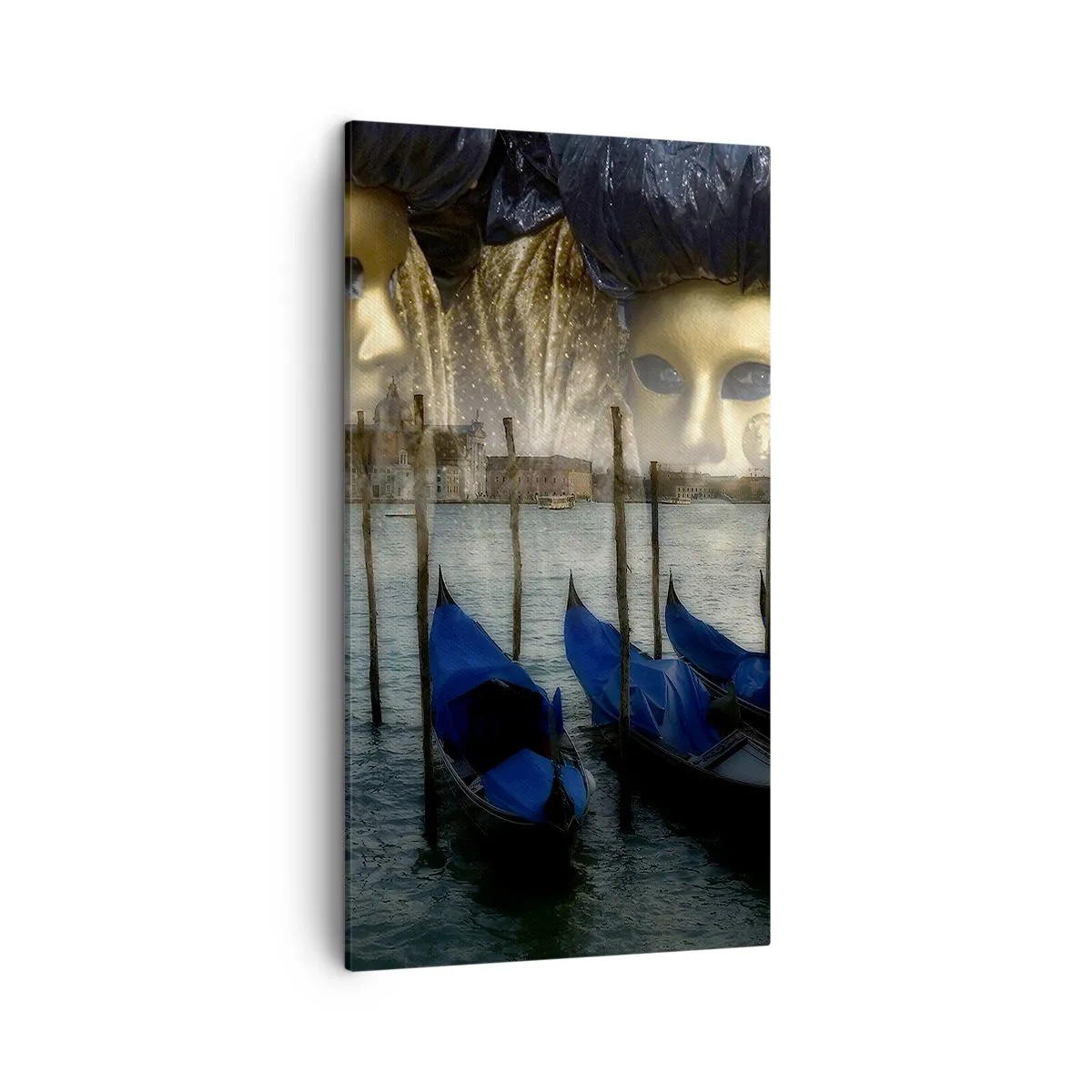 Tablou pe pânză - Să înceapă carnavalul - 45x80 cm