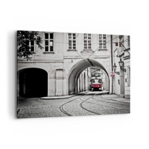 Tablou pe pânză - Printr-un labirint urban - 120x80 cm