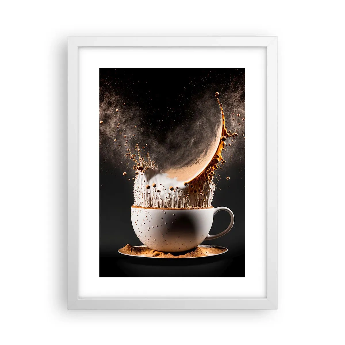 Poster în ramă albă - O explozie de arome - 30x40 cm