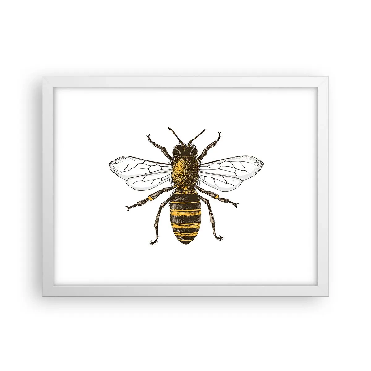 Poster în ramă albă - Frumoasă și bună - 40x30 cm