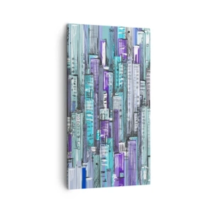 Tablou pe pânză - Albastru din cer - 45x80 cm