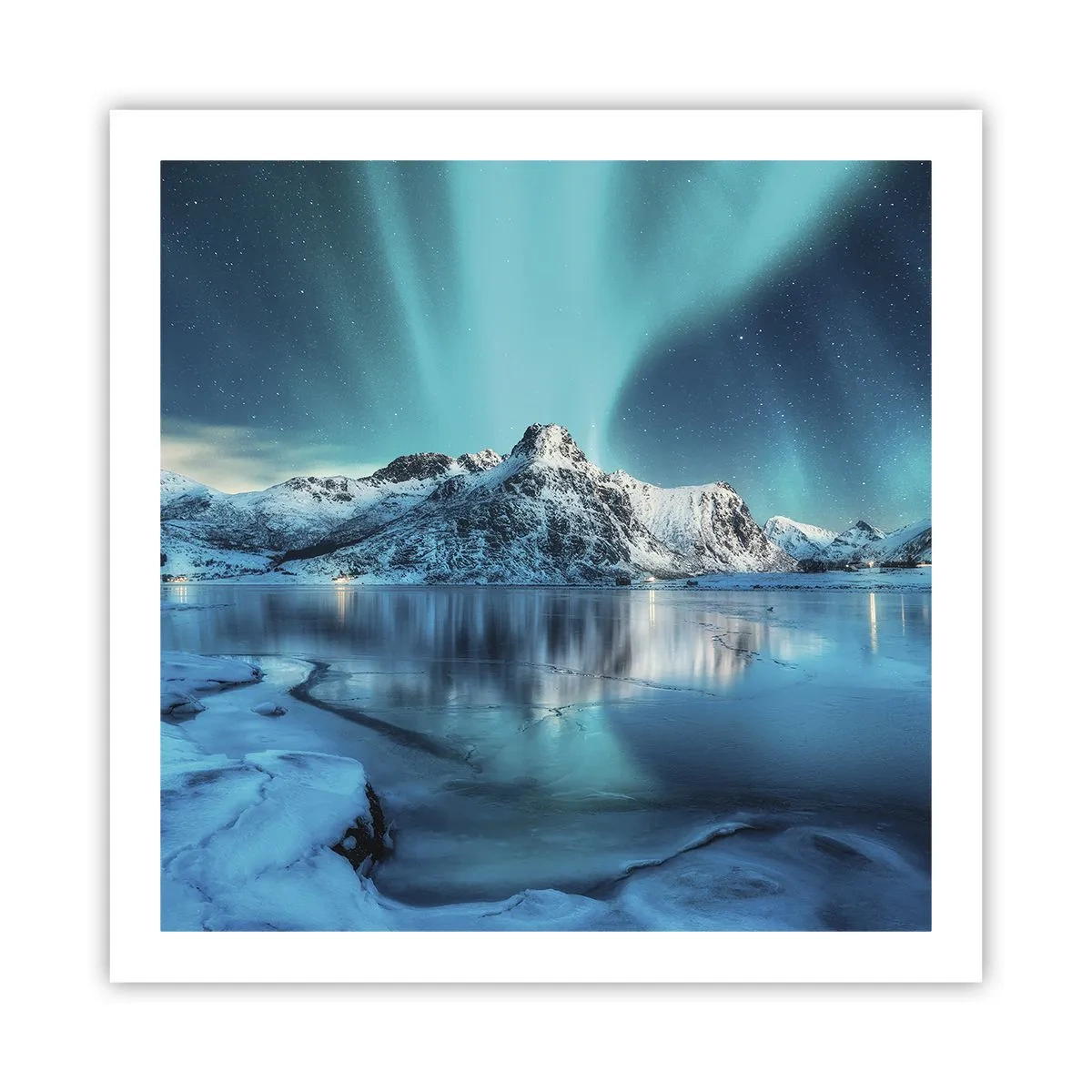 Poster - Noaptea de lumină - 60x60 cm