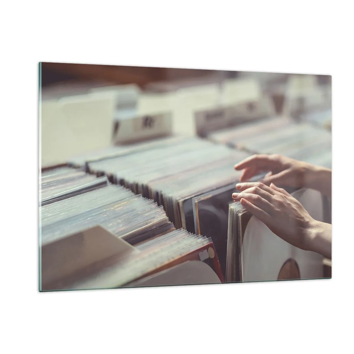 Tablou pe sticlă - În căutarea emoției - 120x80 cm