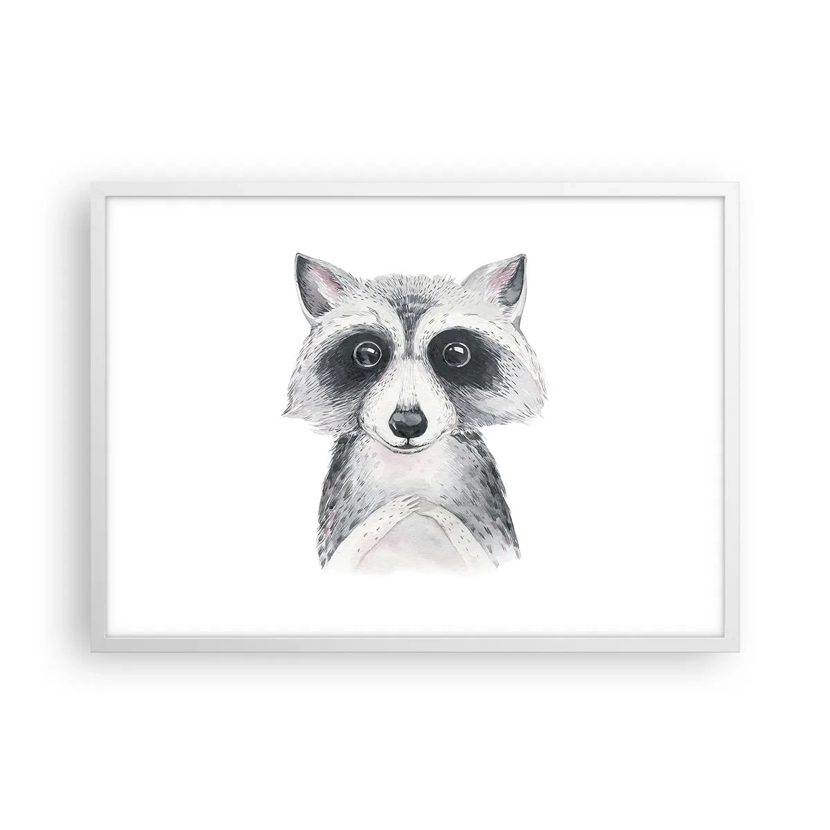 Poster în ramă albă - Un moment pentru emoții - 70x50 cm