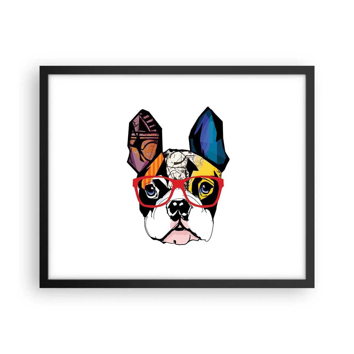 Poster în ramă neagră - Intelectualist - 50x40 cm