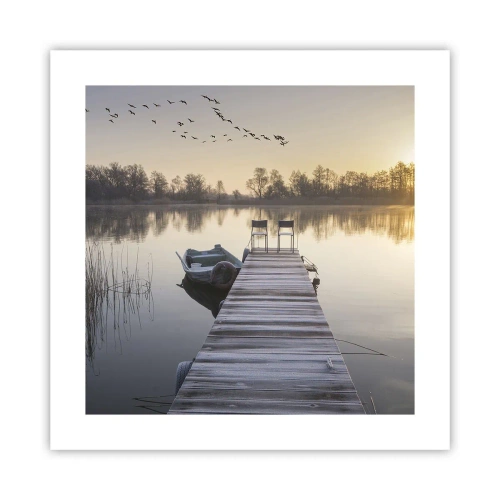 Poster - O să mă întorc în curând - 40x40 cm
