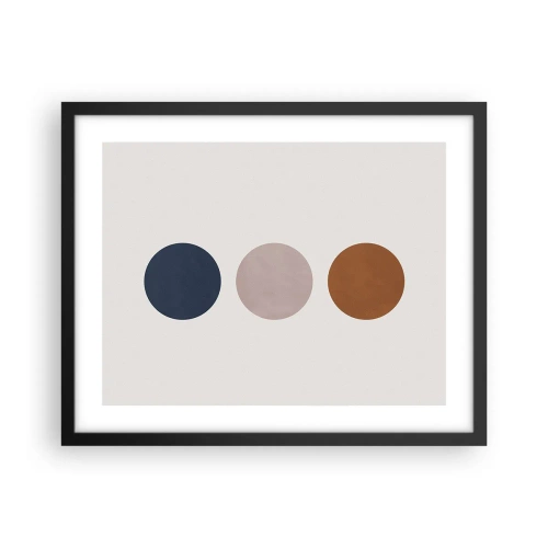 Poster în ramă neagră - Simbol de excelență - 50x40 cm