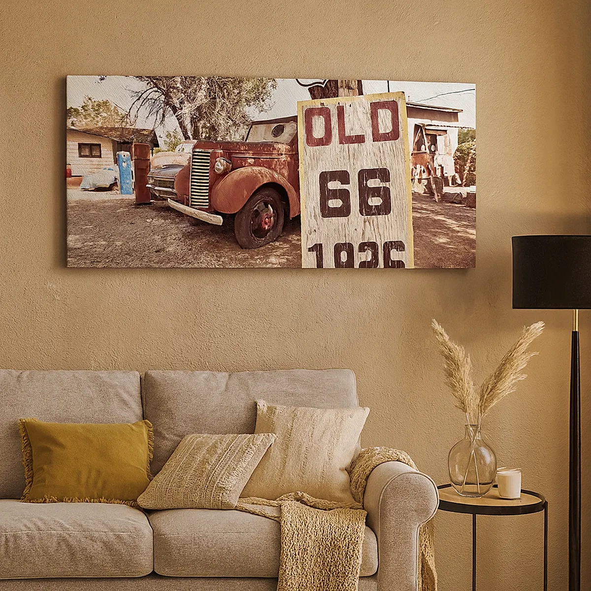 Tablou pe pânză - O legendă provincială americană - 30x30 cm