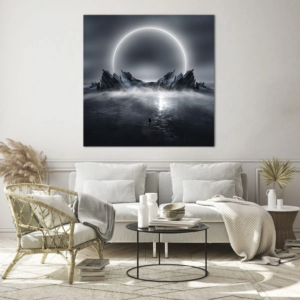 Tablou pe sticlă - Final de poveste - 50x50 cm