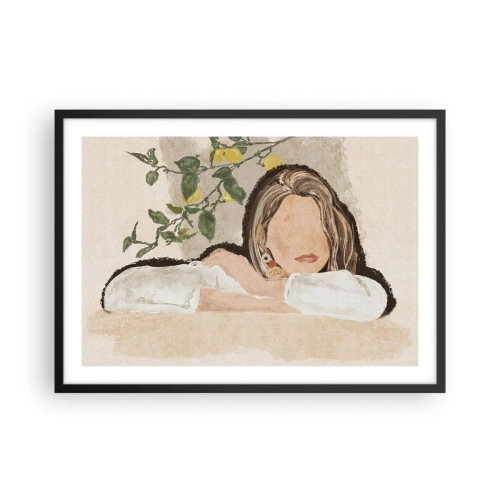 Poster în ramă neagră - Frumusețea sudului - 70x50 cm