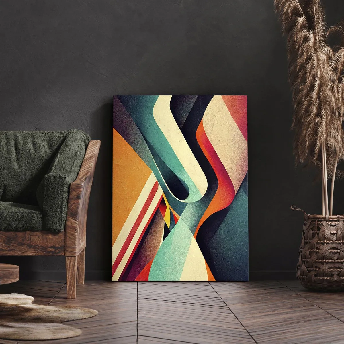 Tablou pe pânză - Compoziție intensă - 50x70 cm
