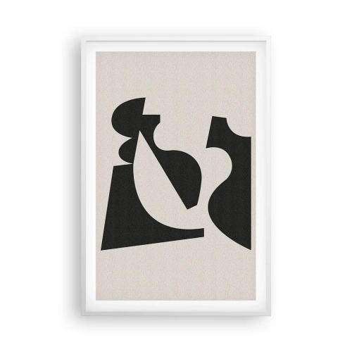 Poster în ramă albă - Pentru autoasamblare - 61x91 cm