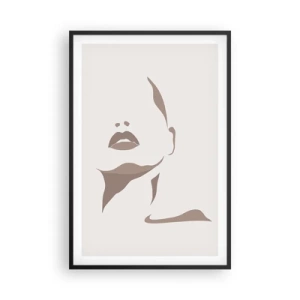 Poster în ramă neagră - Creată din lumină și umbră - 61x91 cm