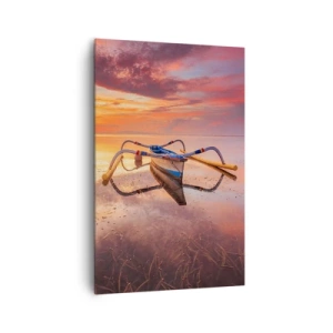 Tablou pe pânză - Liniștea unei seri tropicale - 80x120 cm