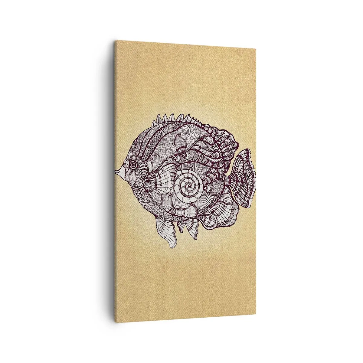 Tablou pe pânză - Dintr-un ocean de ornamente - 45x80 cm