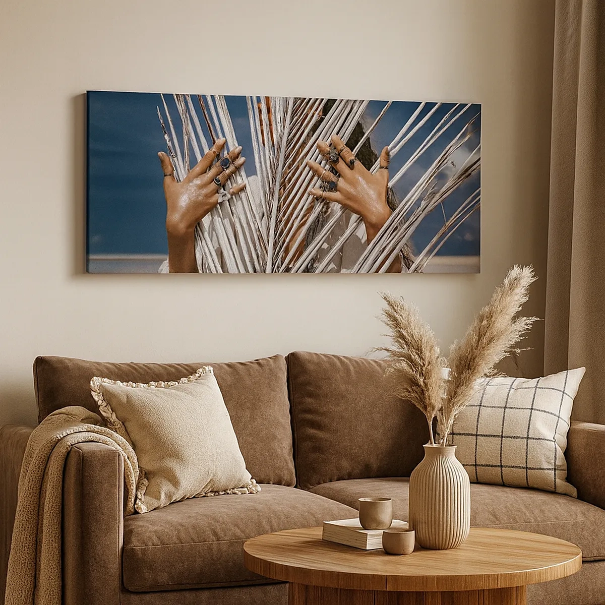 Tablou pe pânză - Prietena șamanului? - 30x30 cm