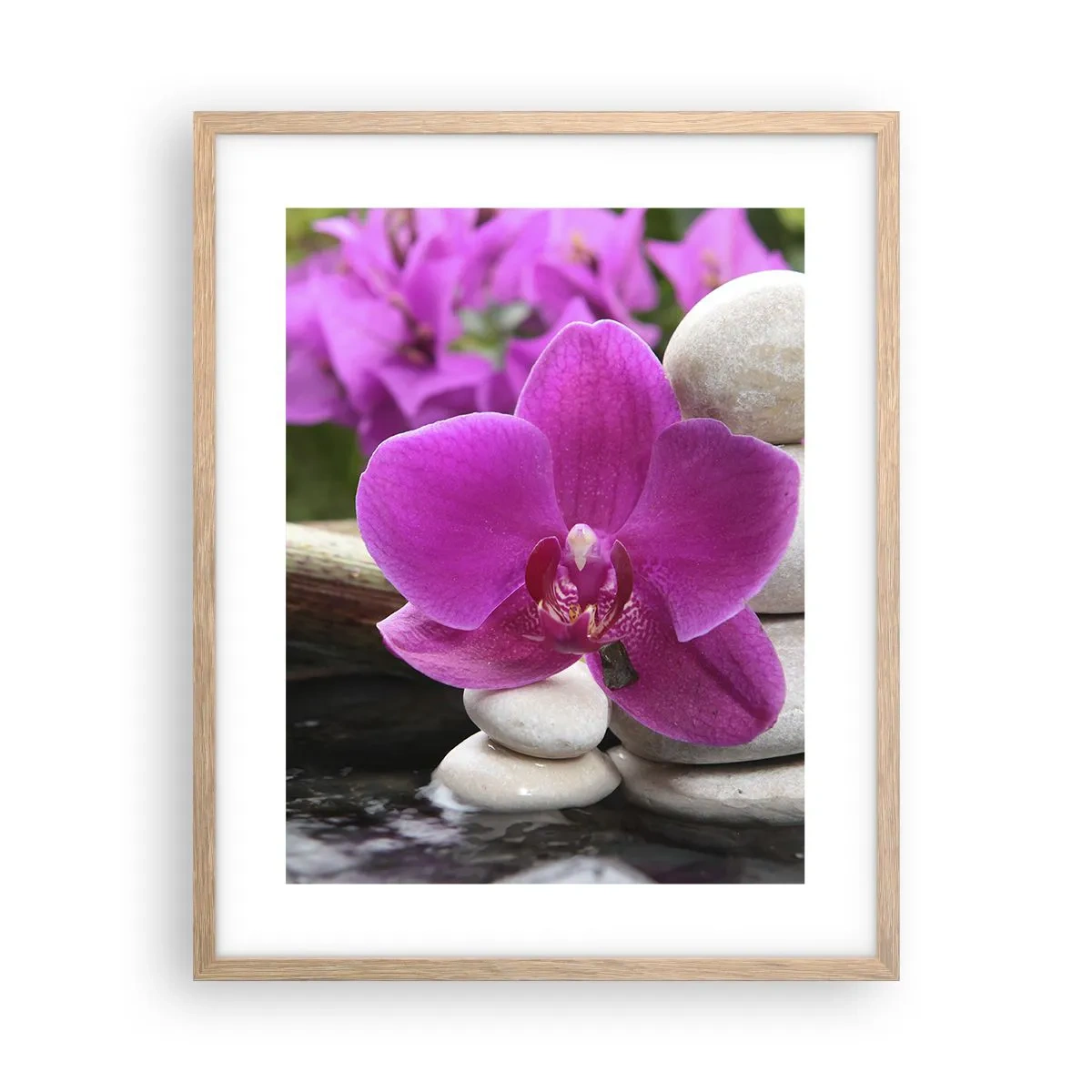 Poster în ramă de stejar deschis - Te odihnești deja - 40x50 cm