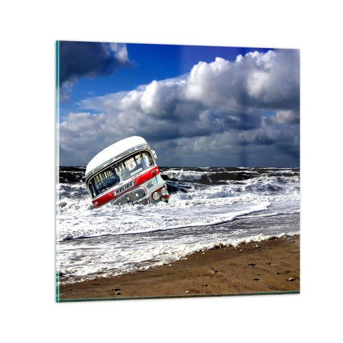 Tablou pe sticlă - Și de ce sunteți surprins? - 40x40 cm