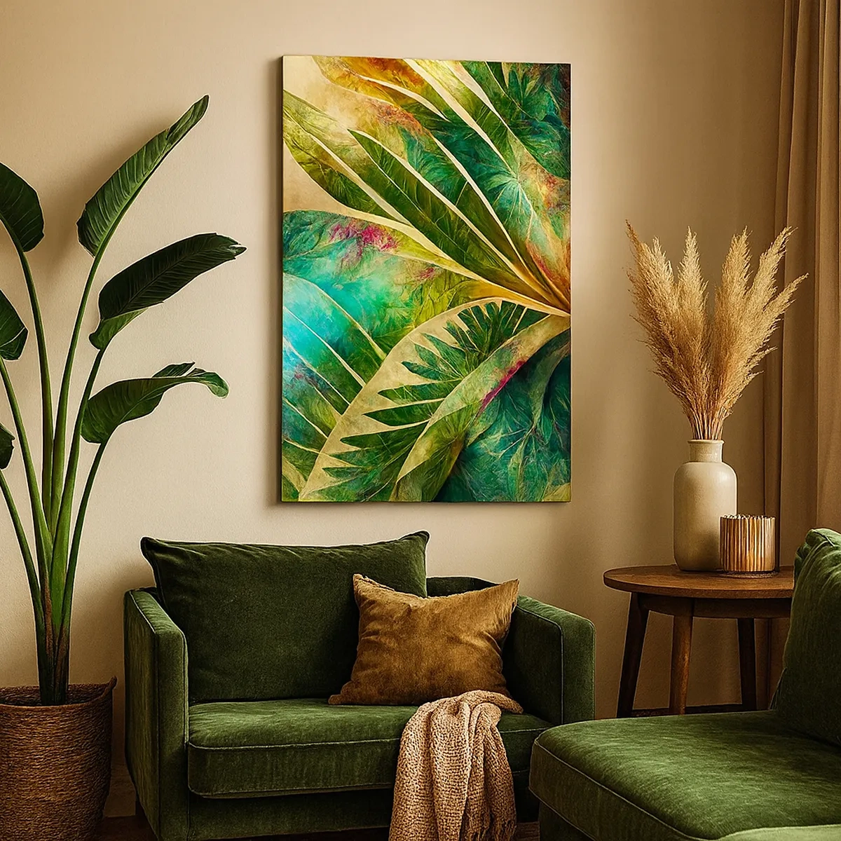 Tablou pe pânză - Culorile tropicelor - 50x70 cm