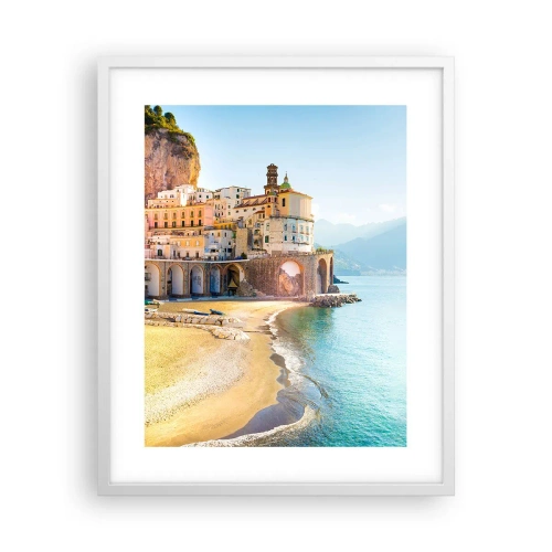 Poster în ramă albă - Un oraș incredibil - 40x50 cm