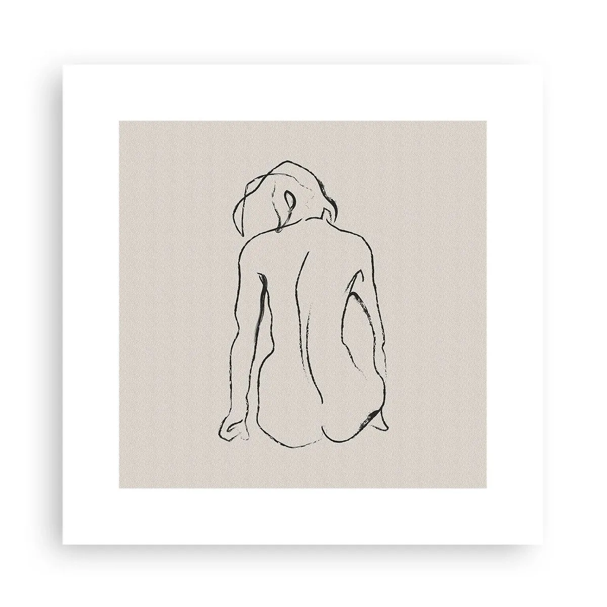 Poster - Nud de fată - 30x30 cm