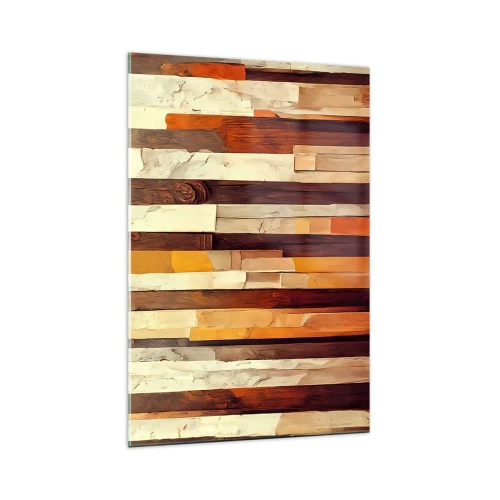 Tablou pe sticlă - Imnul copacilor din pădure - 70x100 cm