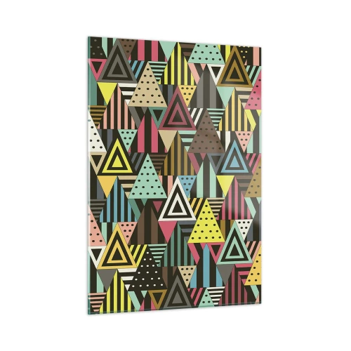 Tablou pe sticlă - În ritm de trei - 50x70 cm