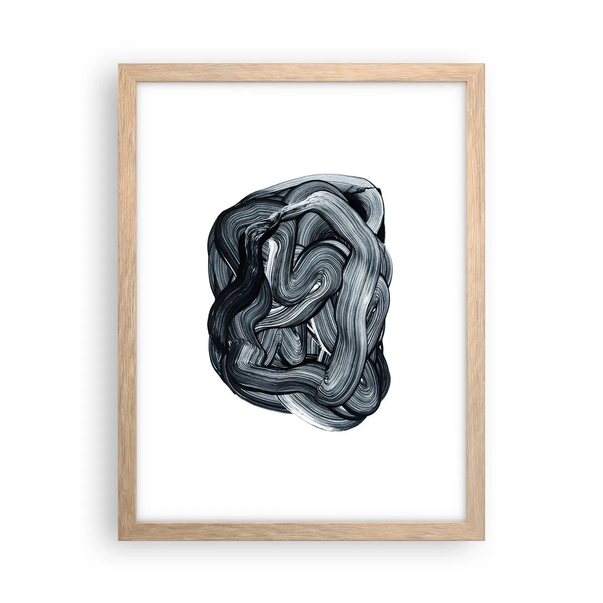 Poster în ramă de stejar deschis - Nu este atât de simplu - 30x40 cm