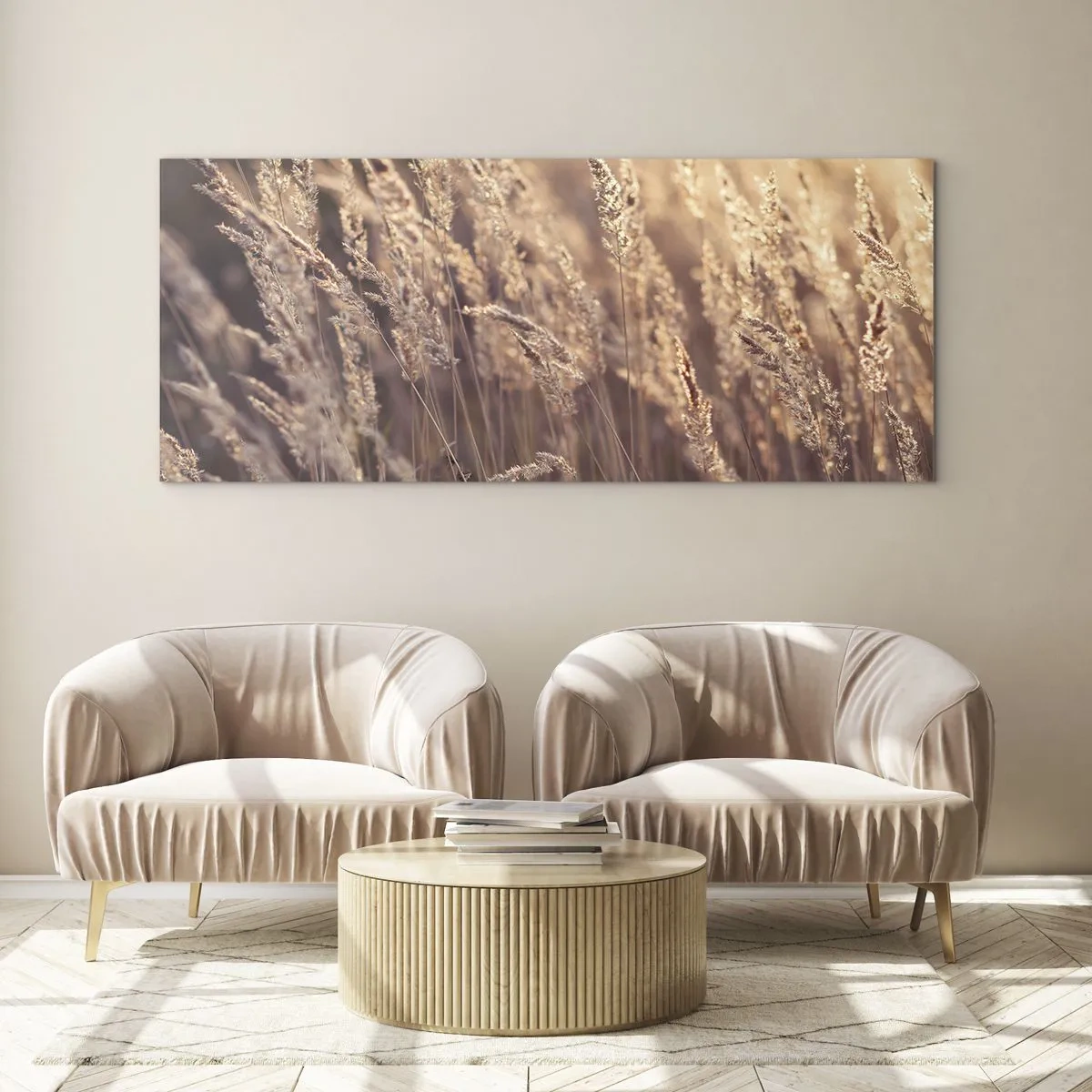 Tablou pe sticlă - Gata să întâmpine toamna - 160x50 cm