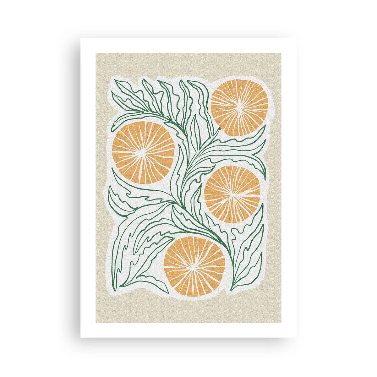 Poster - Etnic cu o notă de abstracție - 50x70 cm