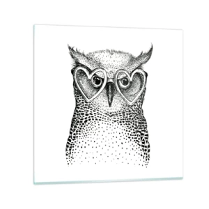Tablou pe sticlă - Cu înțelepciune și dragoste - 30x30 cm