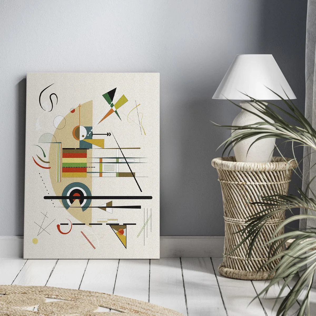 Tablou pe pânză - Și lumea râde - 80x120 cm