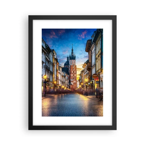 Poster în ramă neagră - Farmecul Cracoviei - 30x40 cm
