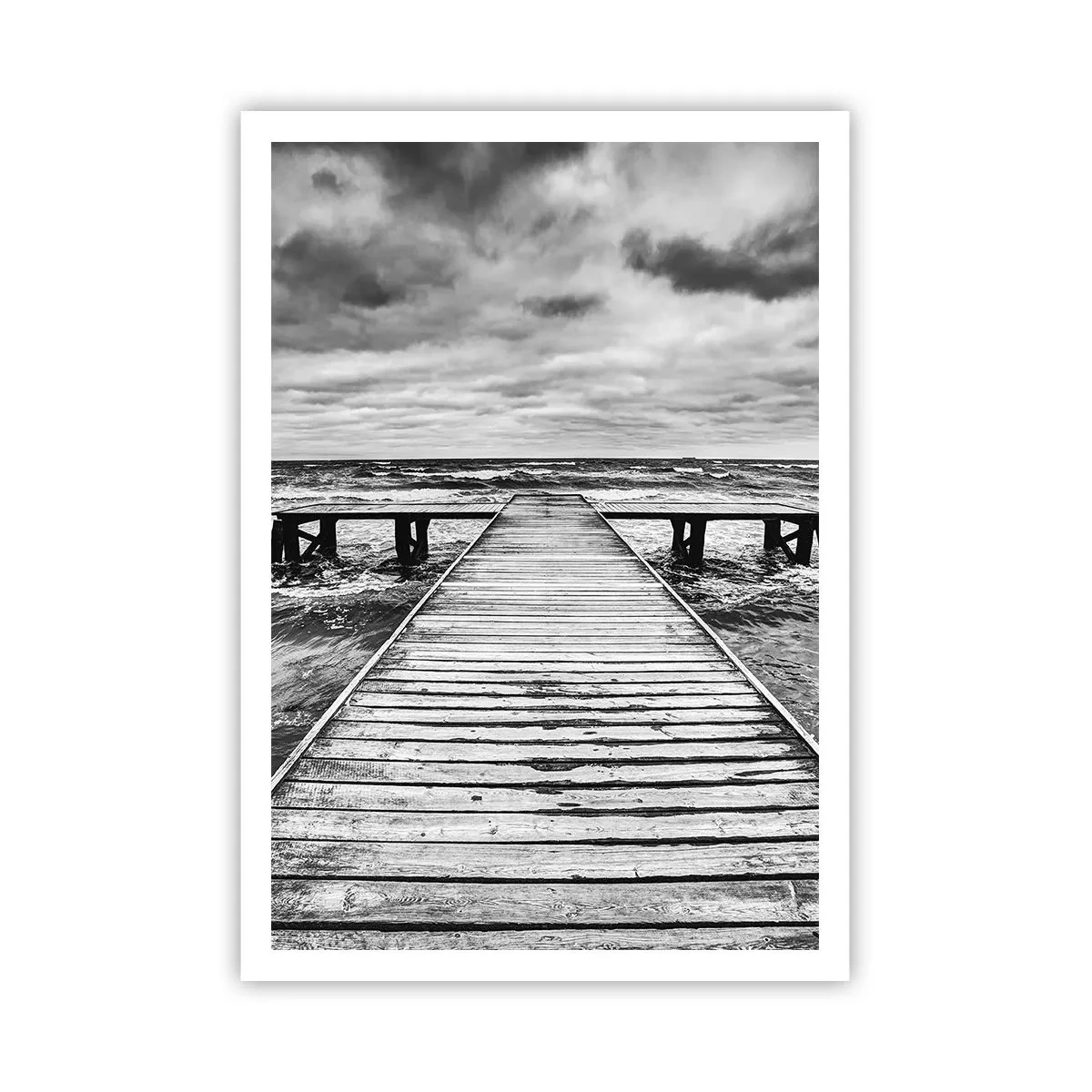 Poster - Aștept ca vântul să fugărească... - 70x100 cm