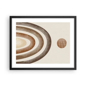 Poster în ramă neagră - Într-o galaxie îndepărtată - 50x40 cm