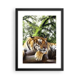 Poster în ramă neagră - Cu respect - 30x40 cm