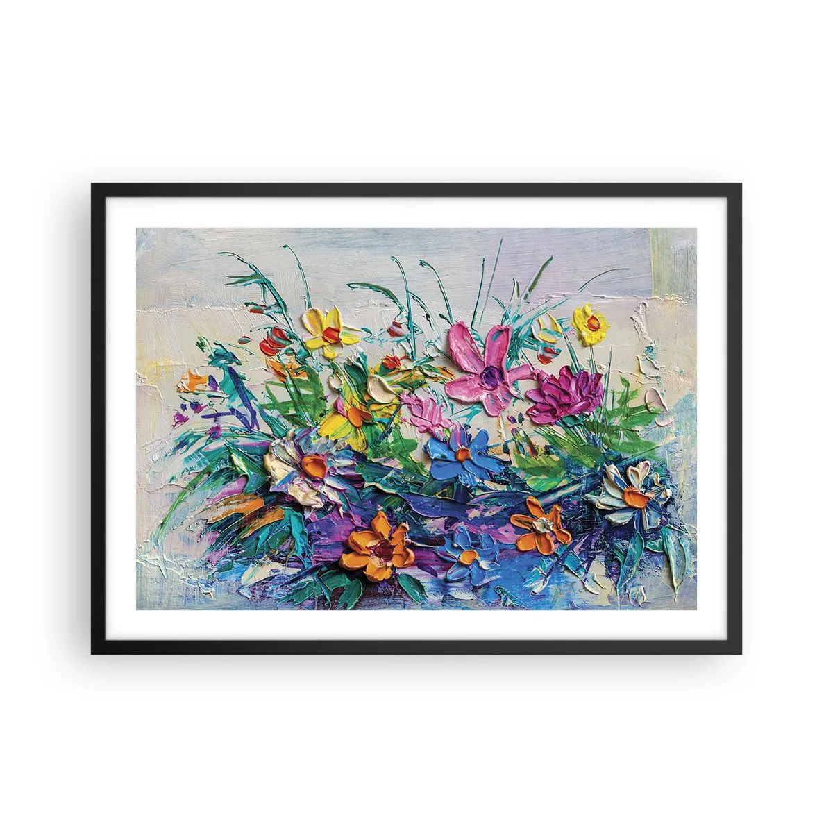 Poster în ramă neagră - Nu este deloc o natură moartă - 70x50 cm