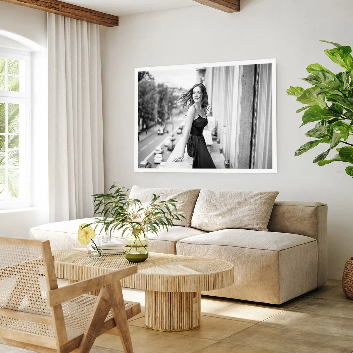 Poster - Cu siguranță e o fată pariziană - 70x50 cm