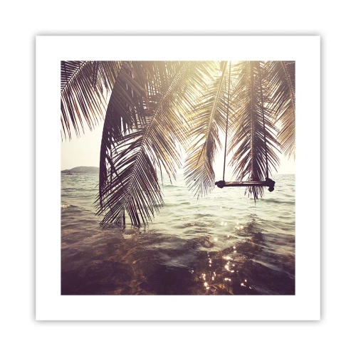 Poster - Poți să te dai în vânt după pofta inimii tale - 40x40 cm