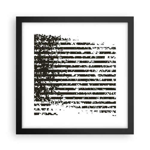 Poster în ramă neagră - Ritm și zgomot - 30x30 cm